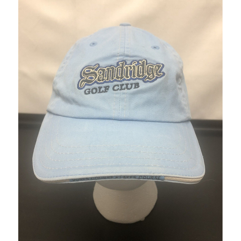Sandridge Golf Club Adjustable Baseball Hat. Blue One Size Fits All Mens/Woman’s